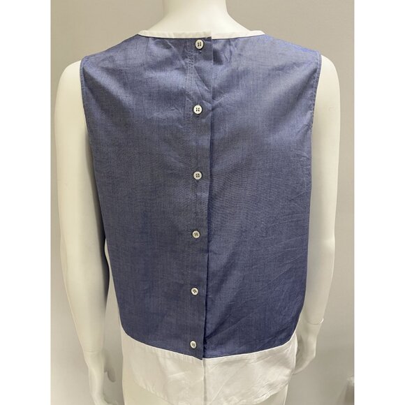 Theory: Like new Dayne sleeveless color block top - Picture 5 of 10